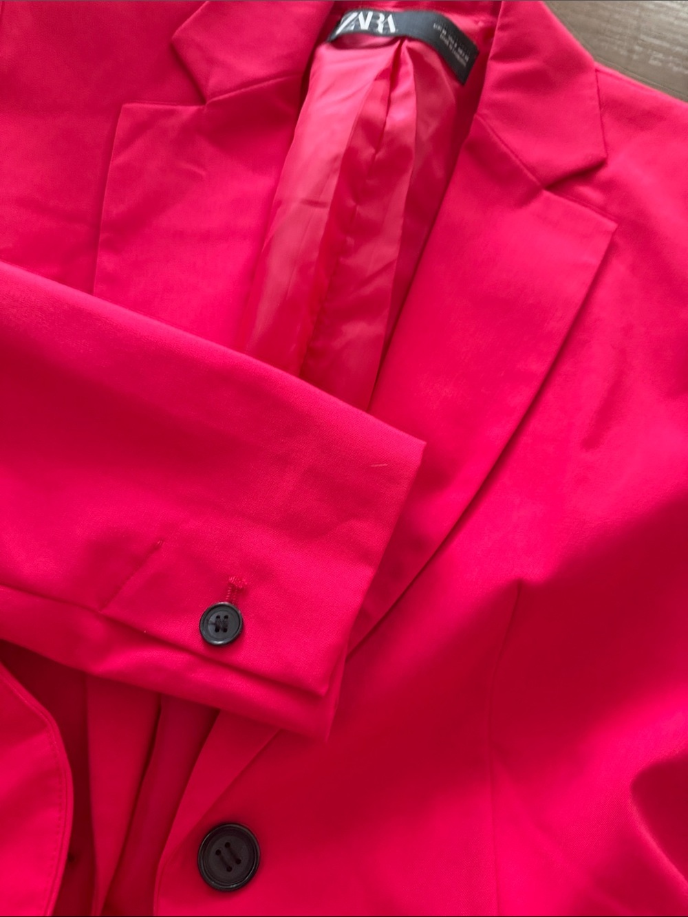 Zara Hot Pink Tailored Blazer & Pant Set - Picture 6 of 6